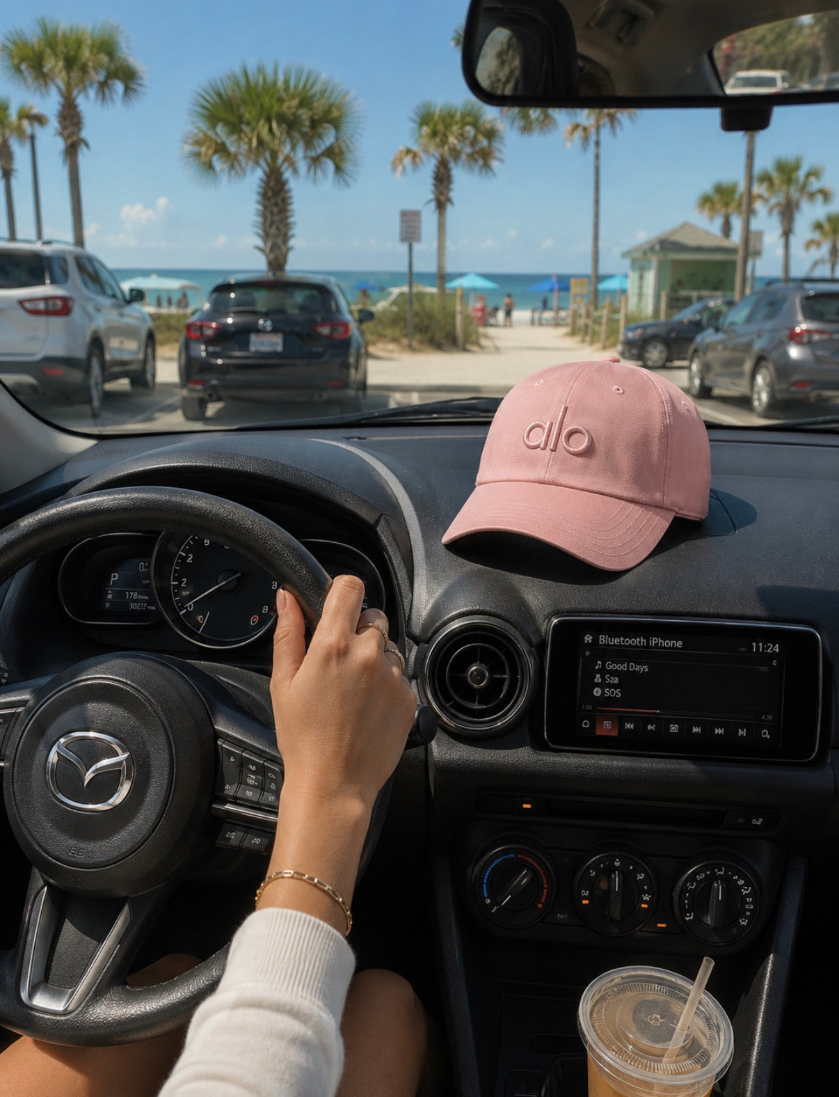 HatDock™ Dashboard Hat Holder for Car& Truck | Carbon Matte Black