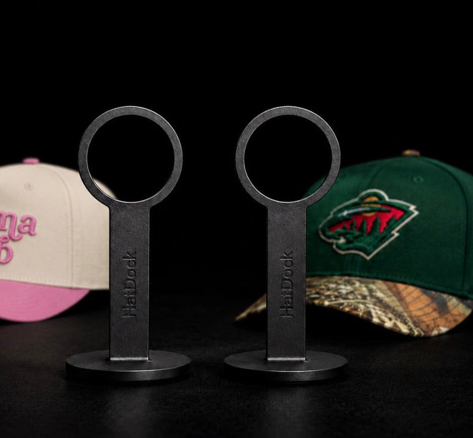 HatDock™ Duo Pack — 2 Dashboard Hat Holders for Car & Truck | Carbon Matte Black | Save on Two