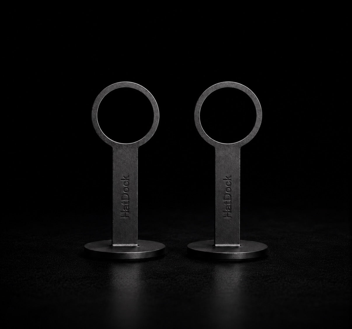 HatDock™ Duo Pack — 2 Dashboard Hat Holders for Car & Truck | Carbon Matte Black | Save on Two