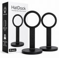 HatDock™ Duo Pack — 2 Dashboard Hat Holders for Car & Truck | Carbon Matte Black | Save on Two